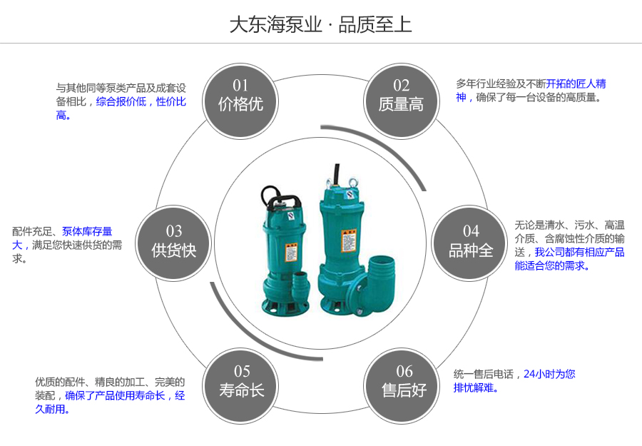 大東海泵業潛水電泵質量保證圖