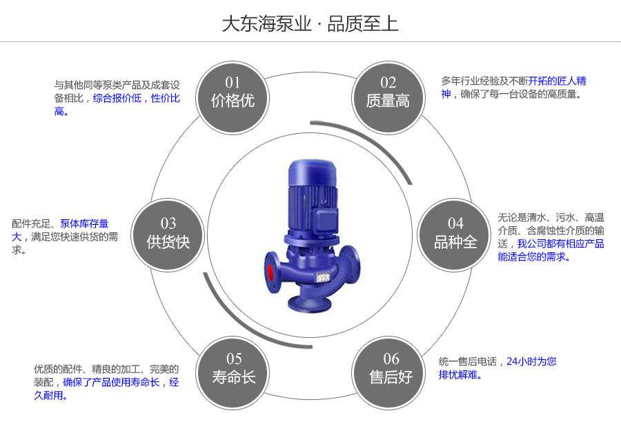 大東海泵業(yè)管道排污泵質(zhì)量保證圖