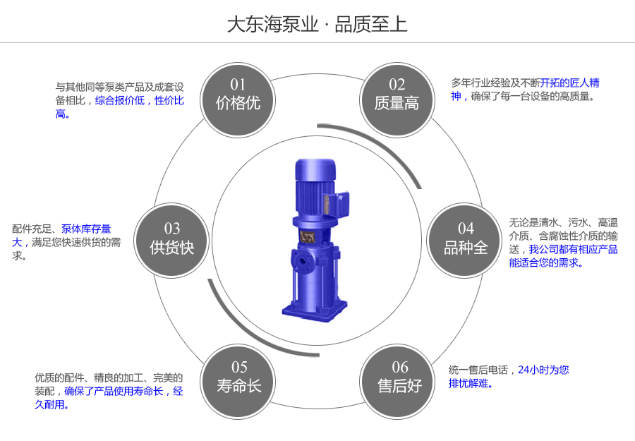 大東海泵業DL立式多級泵質量保證圖