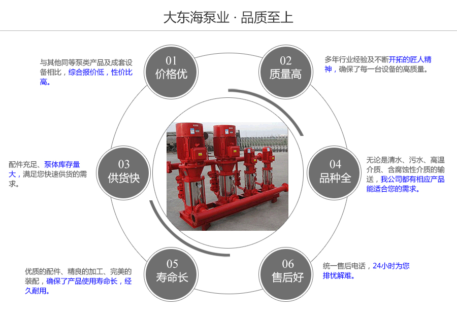 大東海泵業氣壓消防給水設備質量保證圖